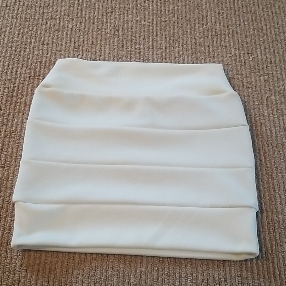 SOLD OUT! Mini Skirt - White - A'GACI A'GACI A'GACI
